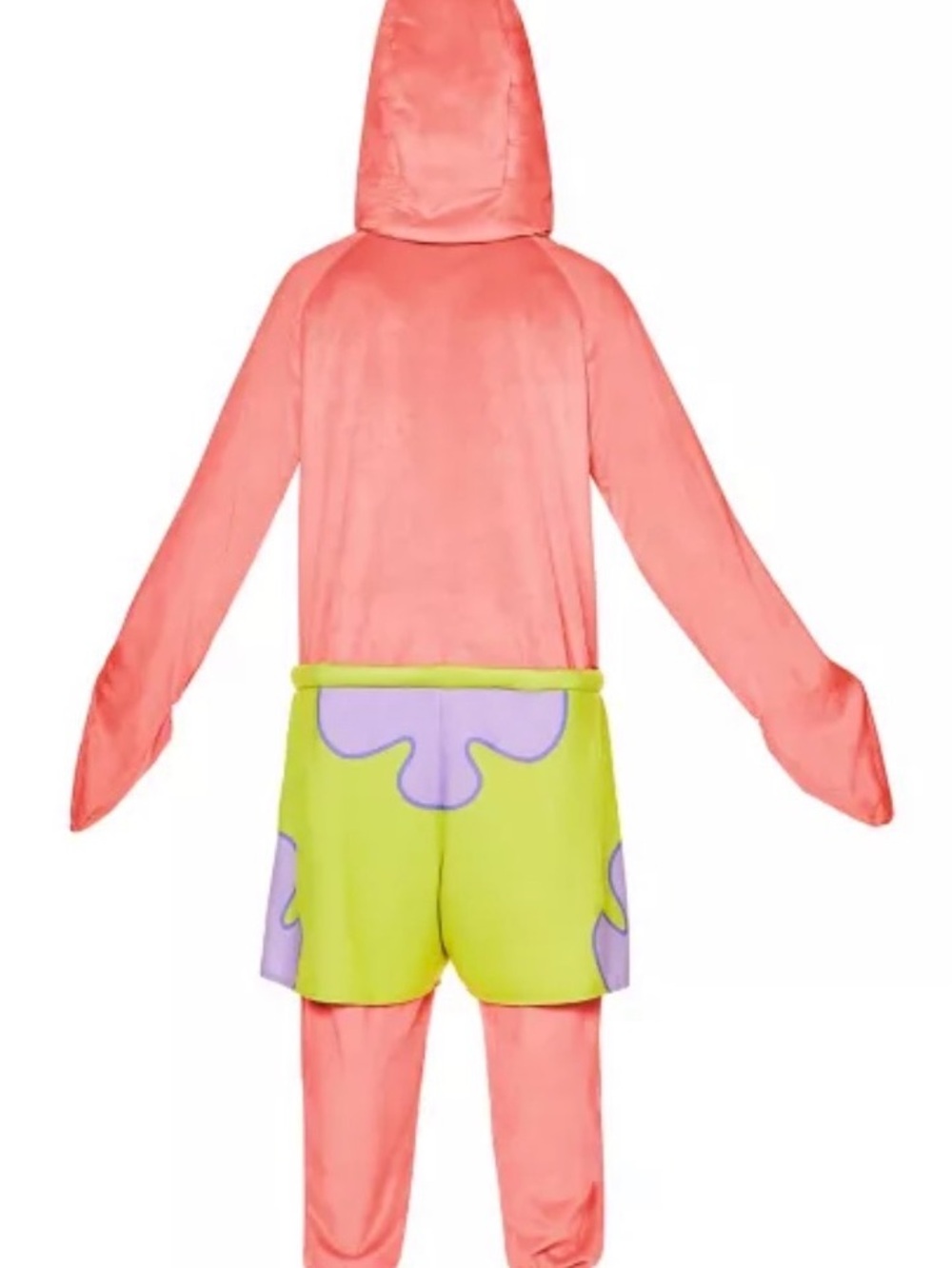 Patrick Star Jumpsuit Adult/Teen XL Costume Spirit Halloween SpongeBob - Picture 2 of 16